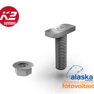 Șurub T și Piuliță M10 fotovoltaice K2 SYSTEMS AG
